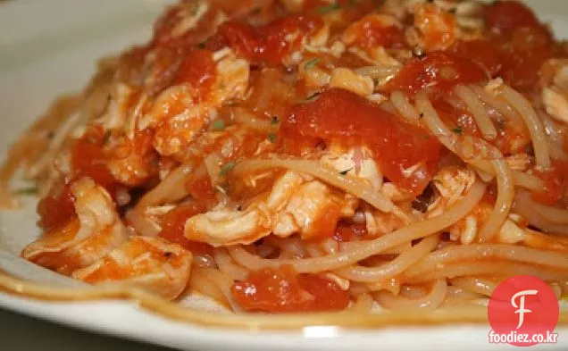 할머니 맥의 수제 치킨 스파게티