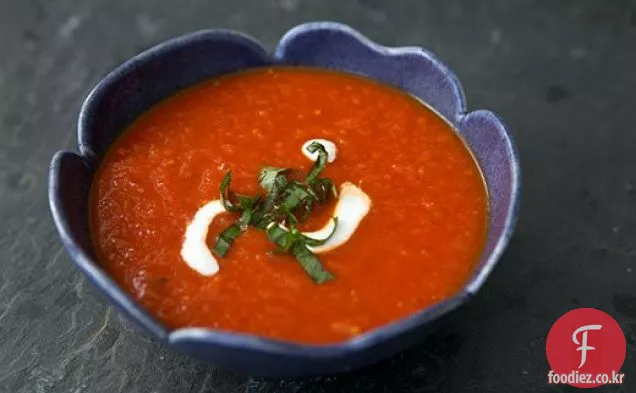 치포 틀레 구운 토마토 수프