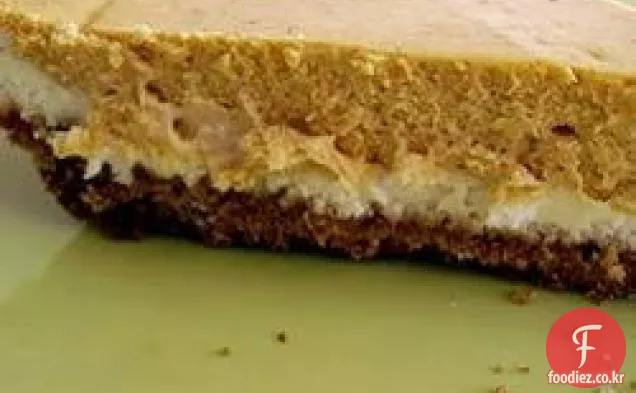 더블 레이어 호박 치즈 케이크