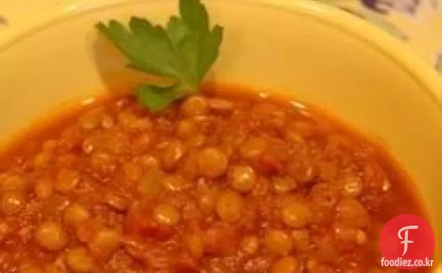 렌틸콩 칠리 2 세