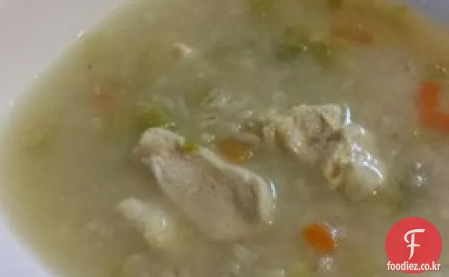 빠르고 쉬운 치킨 보리 수프