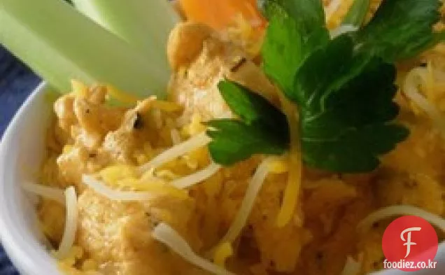 건강한 버팔로 치킨 딥