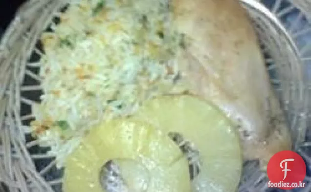 완벽한 파인애플 오렌지 치킨