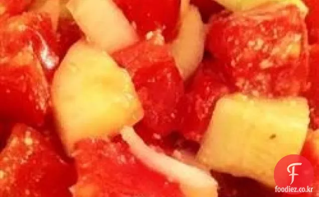 상쾌한 토마토 오이 샐러드