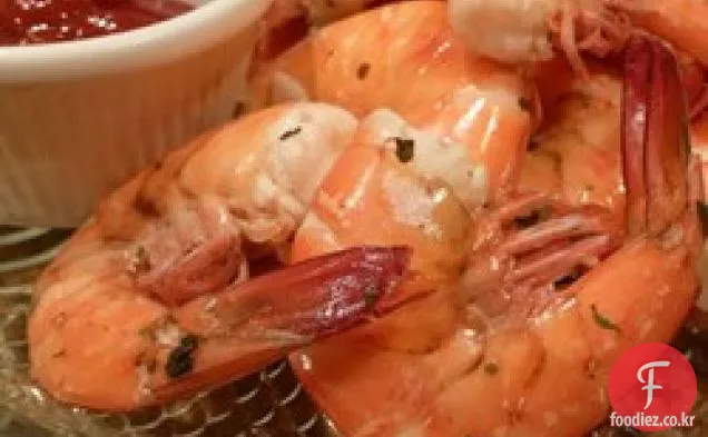 텍사스 삶은 맥주 새우