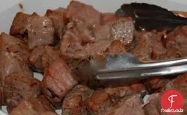 에스 페타 다스(포르투갈어 쇠고기 시시 케밥)