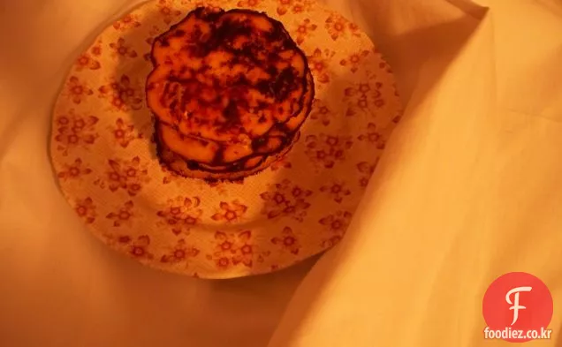 달콤한 옥수수 아레 파 팬케이크