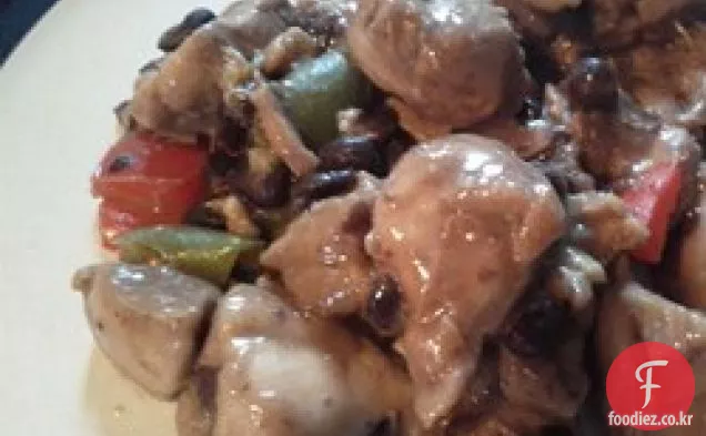 검은 콩 치킨