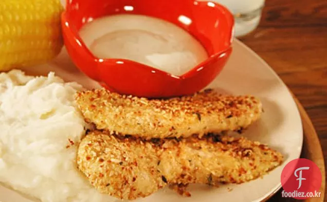 오트밀 겉 껍질 치킨 입찰