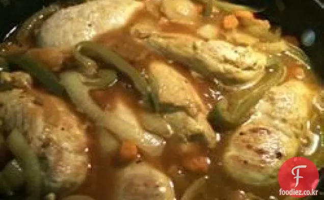 살구 치킨 카레