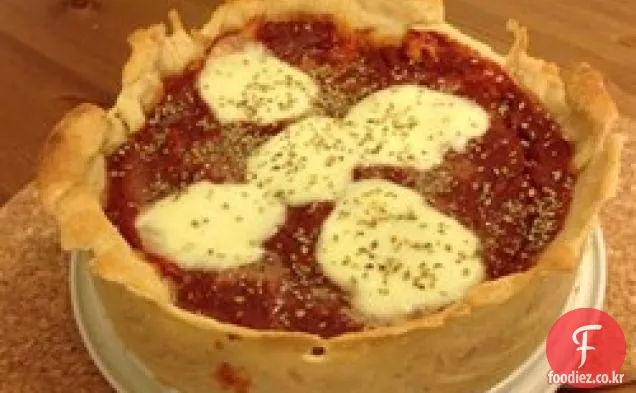 진짜 시카고 딥 디쉬 피자 반죽