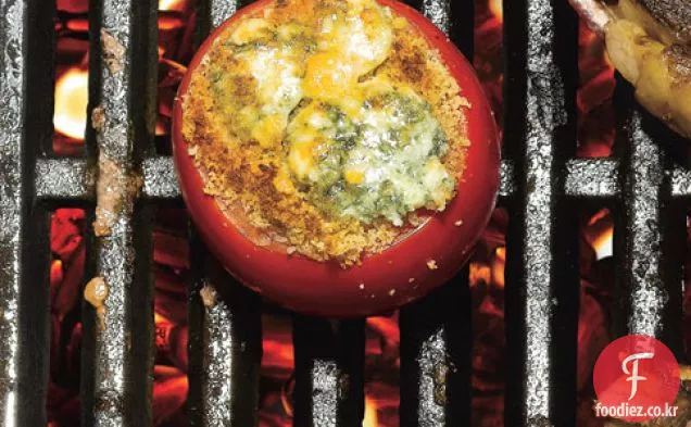 블루 치즈 겉 껍질 토마토