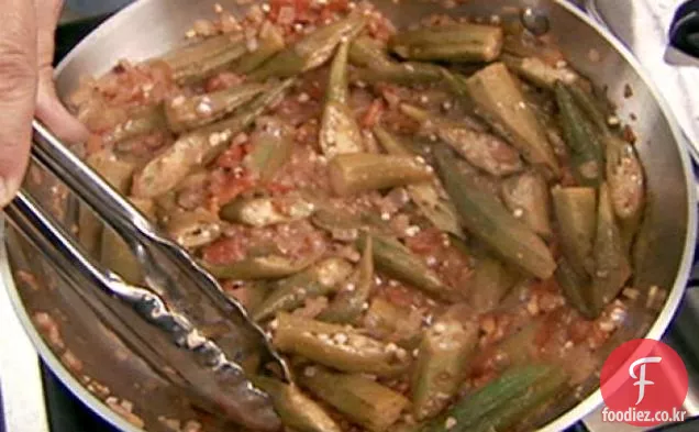 오크라와 토마토