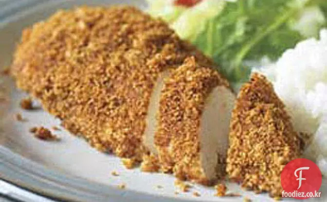 바삭한 구운 칠리 치킨