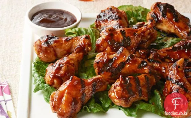 아시아 꿀 바베큐 치킨 드럼