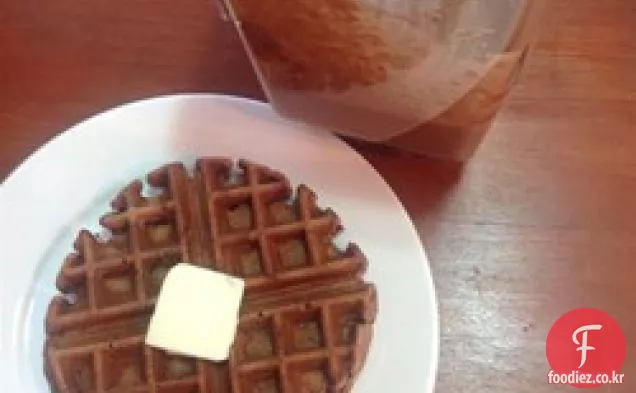 칼리의 초콜릿 오트밀 와플