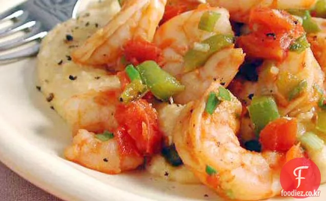 새우와 토마토 치즈 밀가루