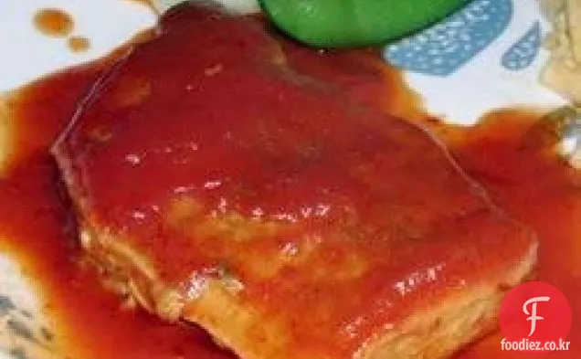 구운 돼지 갈비 2