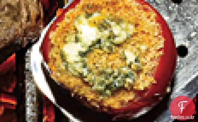 블루 치즈 겉 껍질 토마토