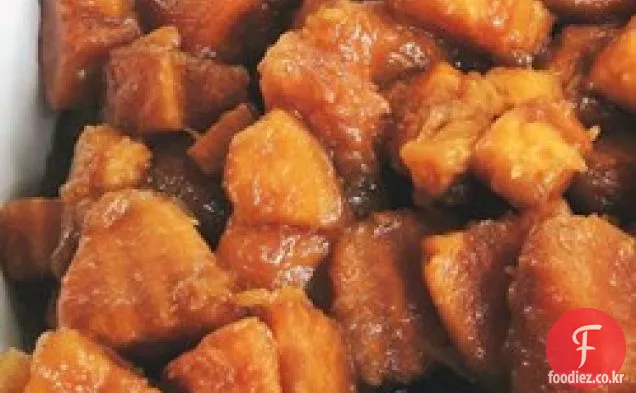 밀기울 설탕에 절인 고구마