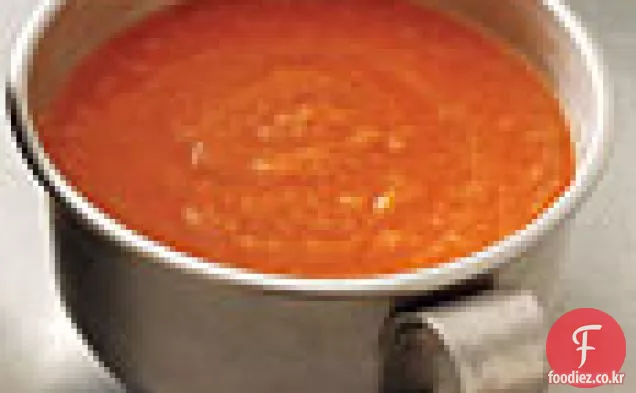 빵과 토마토 수프