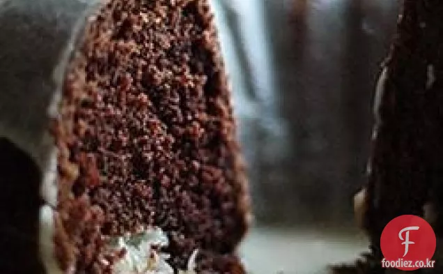 초콜릿 마카롱 터널 케이크