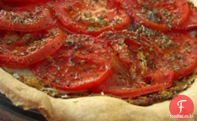 타르트 보조 무 타드(프랑스 토마토와 겨자 파이)