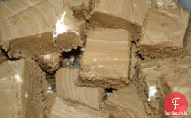 땅콩 초콜릿-스카치 퍼지