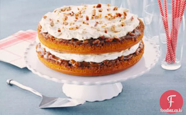 호박 프랄린 레이어 케이크