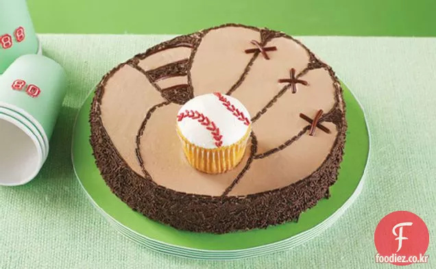 야구 미트 케이크