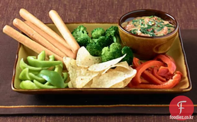 벨벳 치즈 시금치 딥