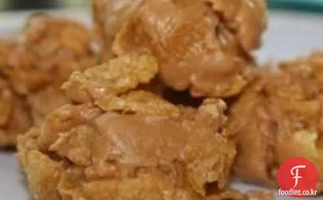 마카롱 콘 땅콩 버터