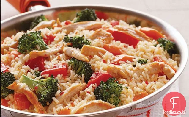 이탈리아 식 치킨&야채와 쌀