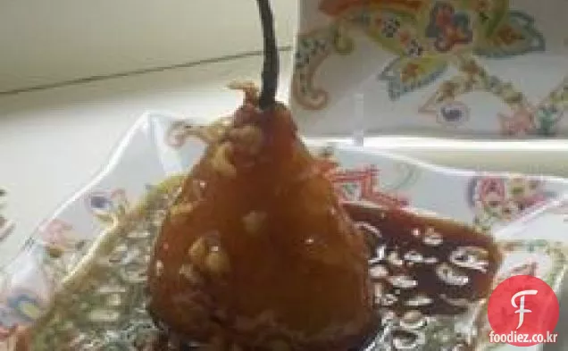 프랑스 오렌지 데친 배(푸 아르 아벡 오렌지)