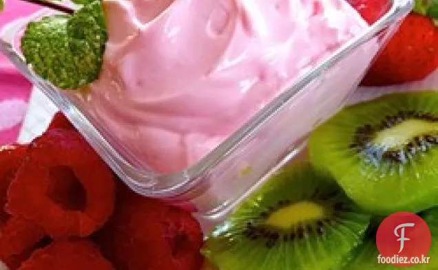 크림 라즈베리 딥