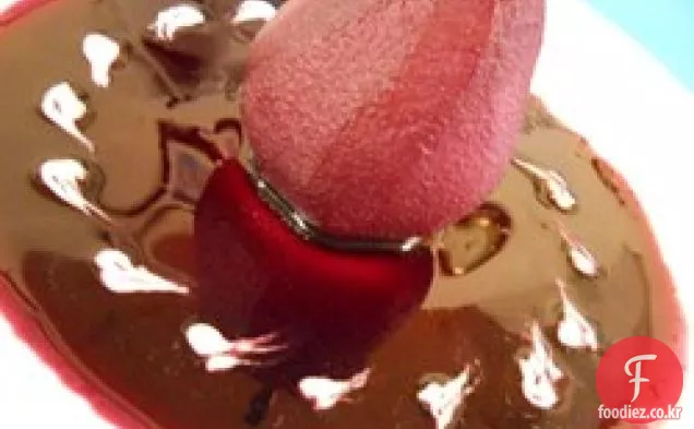 푸 아르 오 빈 루즈(레드 와인 배)