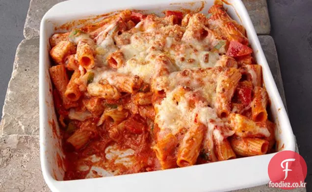 치킨&페퍼 파스타 베이크