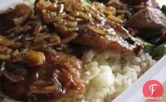 문질러서 돼지 갈비