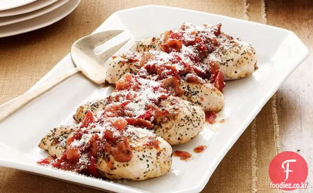 햇볕에 말린 토마토 치킨