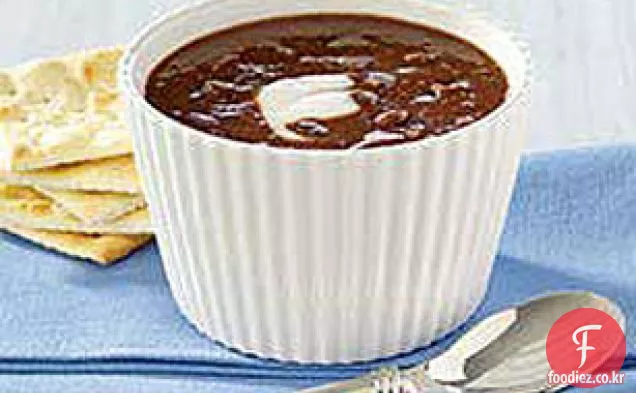 검은 콩 수프