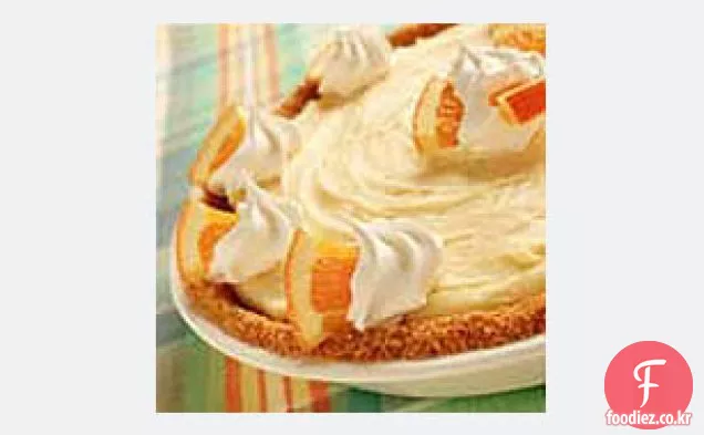 냉동 오렌지 크림 파이