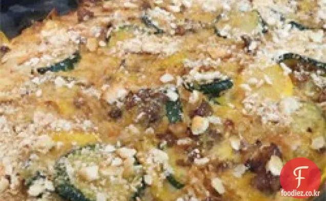 매운 스쿼시 캐서롤