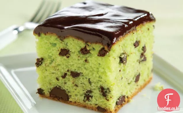 민트 초콜릿 푸딩 케이크