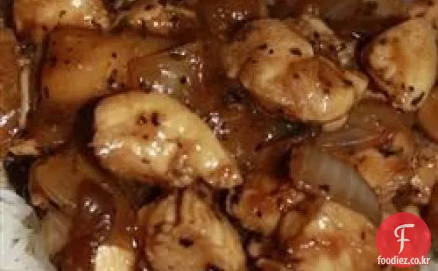 매운 바질 치킨