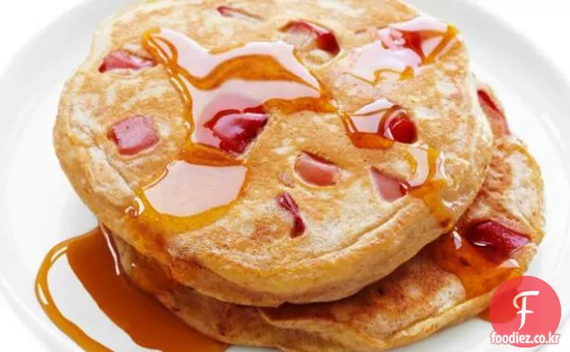 통밀 사과 팬케이크