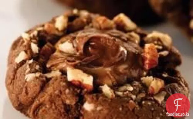 터틀 퍼지 초콜릿 칩 쿠키