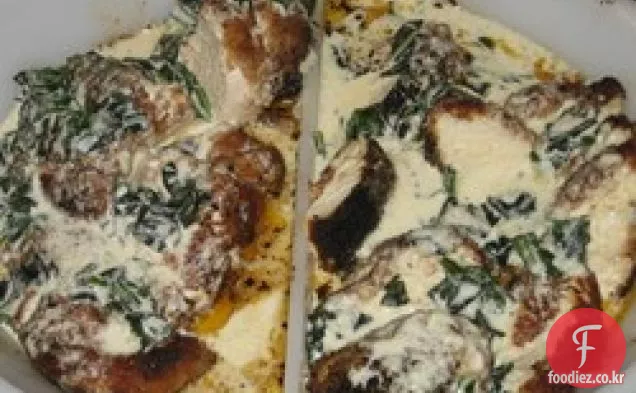바질 크림 치킨