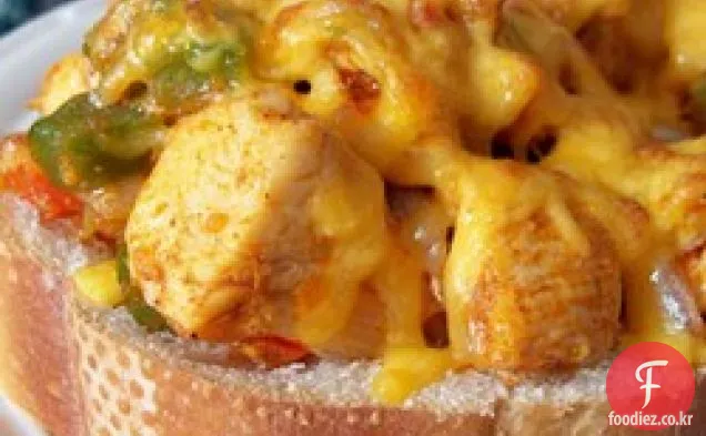 치킨 파 히타 녹아