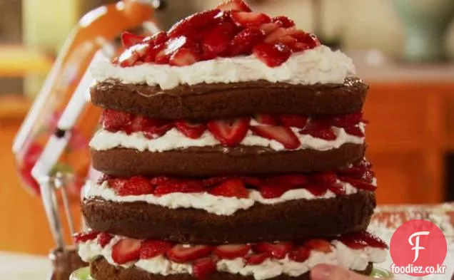 딸기 초콜릿 레이어 케이크