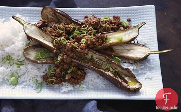 사천 스타일 돼지 고기와 구운 가지